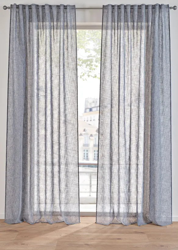 Voilage aspect lin (1 pce.), bonprix