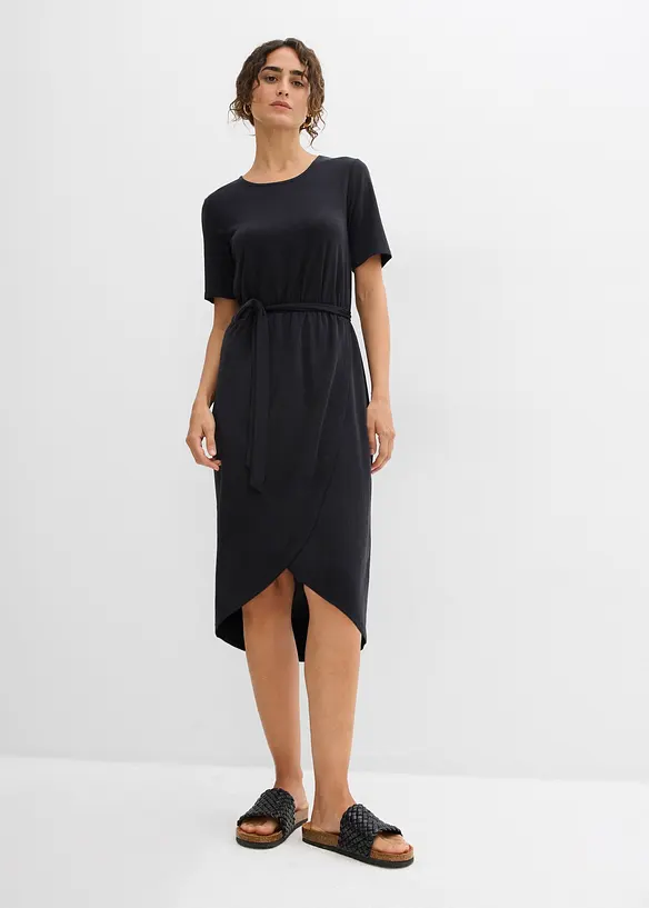 Robe ajustée en jersey de viscose mélangée, bonprix