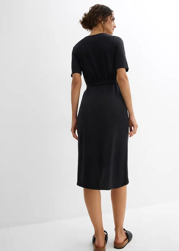Robe ajustée en jersey de viscose mélangée, bonprix