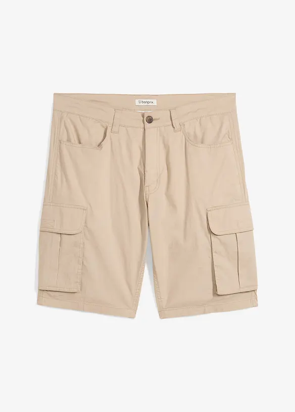 Bermuda cargo extensible, Regular, bonprix