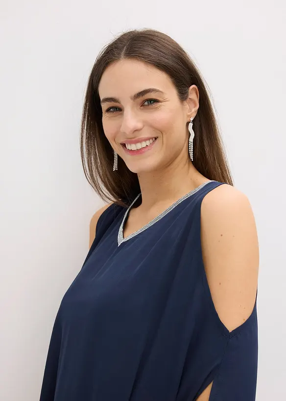 Blouse ornée de strass, bonprix