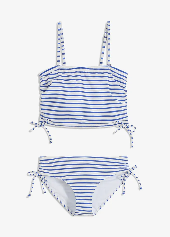 Bikini bandeau (ens. 2 pces) &agrave; bretelles amovibles, bonprix