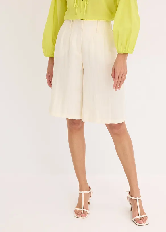 Bermuda fluide en viscose mélangée, bonprix