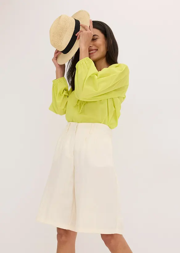 Bermuda fluide en viscose mélangée, bonprix