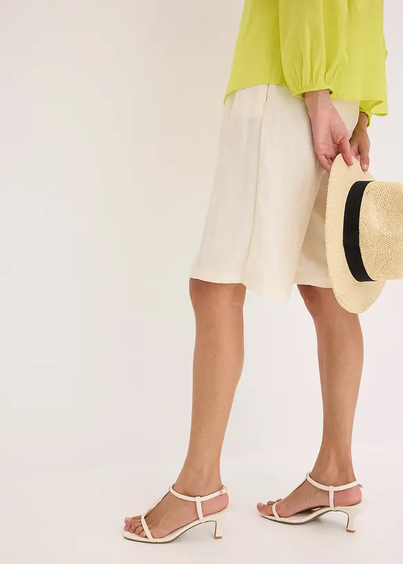 Bermuda fluide en viscose mélangée, bonprix