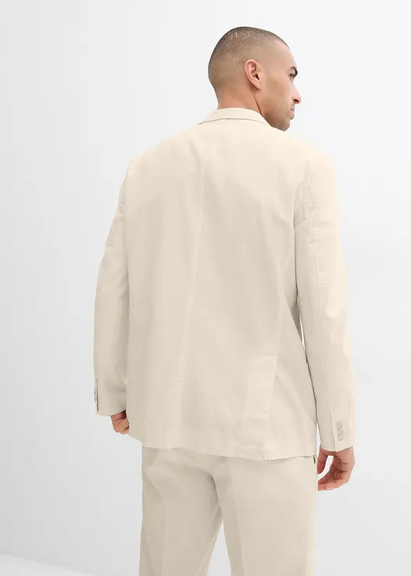 Veste de costume avec lin, Regular, bonprix