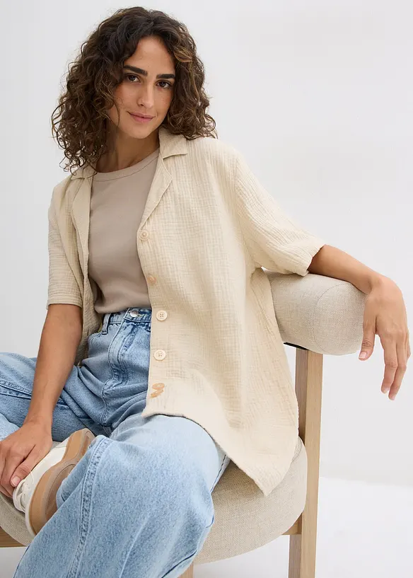 Chemise en gaze de coton, bonprix