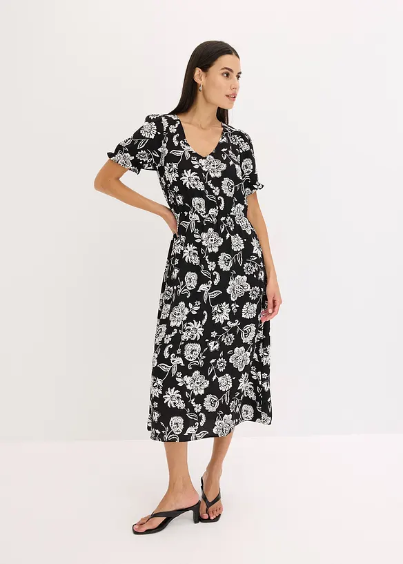 Robe midi imprimée, bonprix