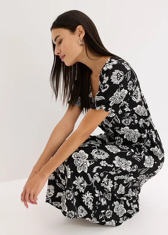 Robe midi imprimée, bonprix