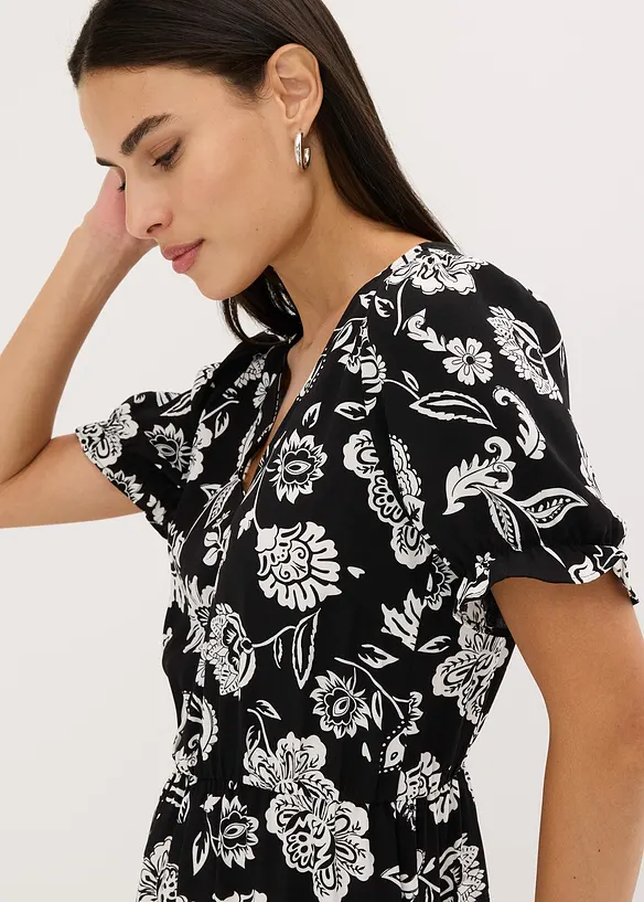 Robe midi imprimée, bonprix