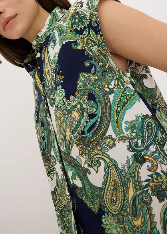 Chemisier imprimé en viscose fluide, bonprix