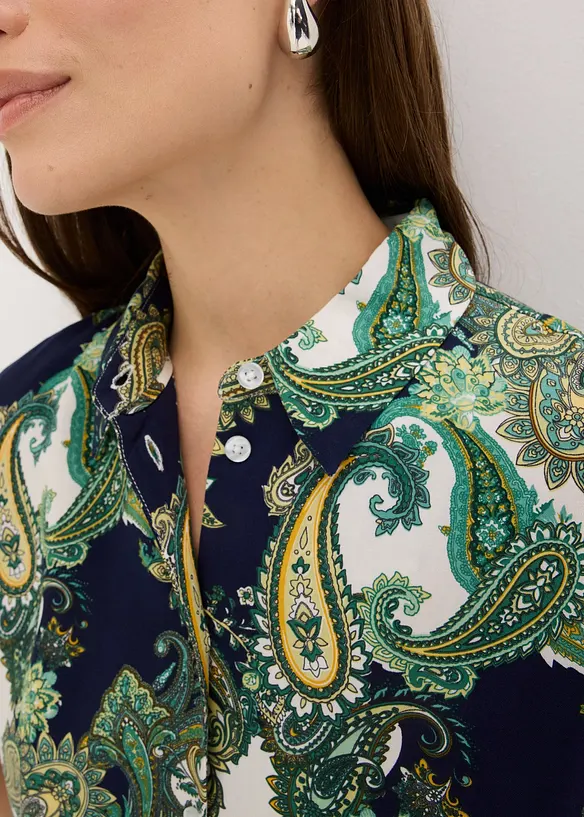 Chemisier imprimé en viscose fluide, bonprix