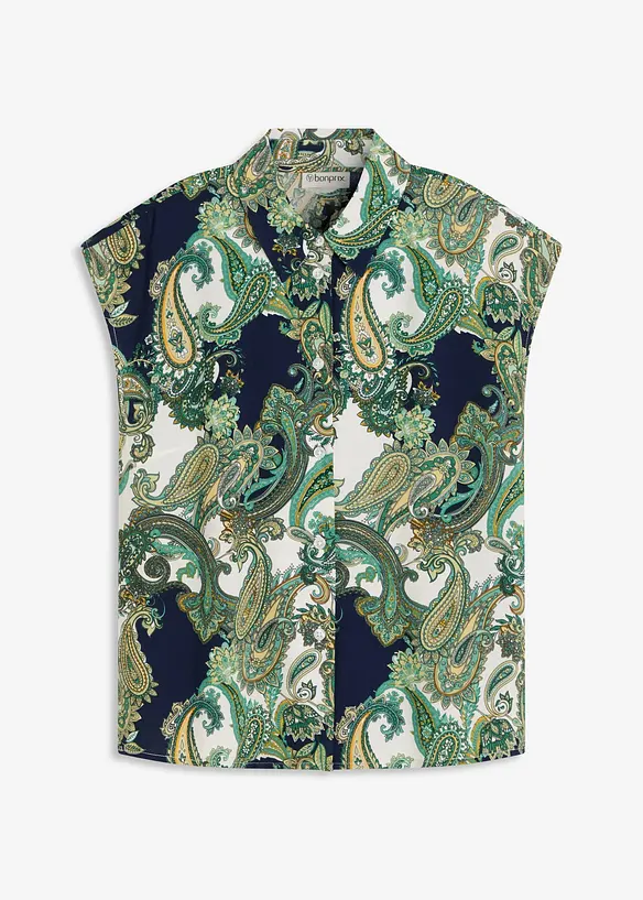 Chemisier imprimé en viscose fluide, bonprix