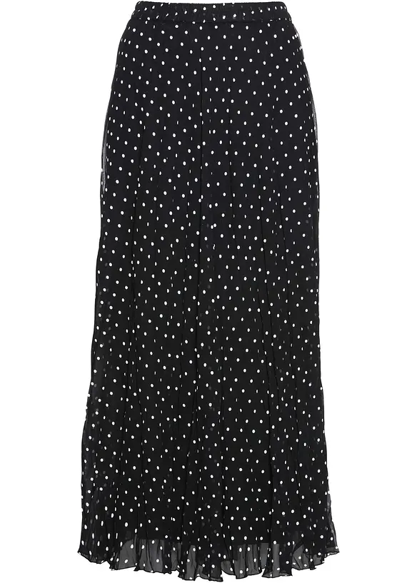 Jupe en mousseline, effet froissé, bonprix