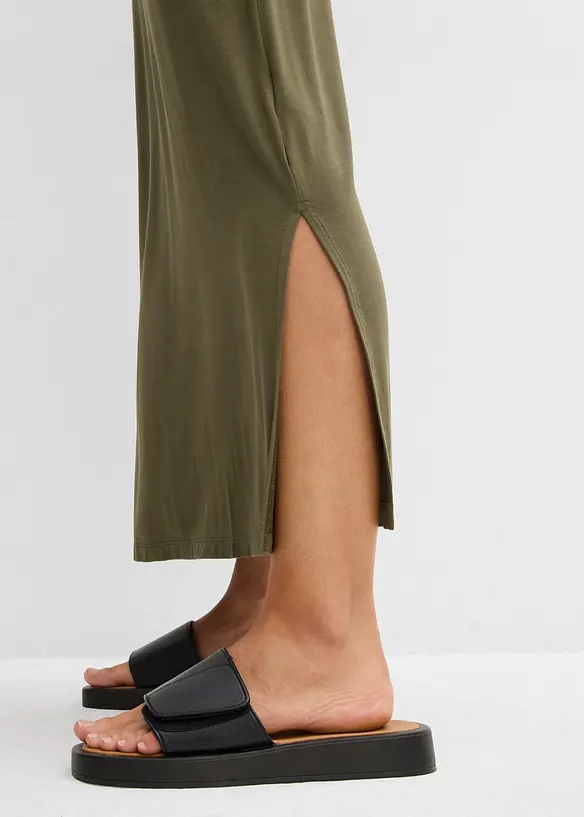 Robe fluide en jersey viscose extensible, bonprix