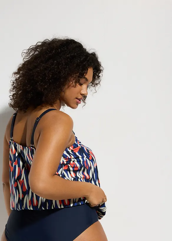 Tankini oversize (ens. 2 pces.) en polyamide recyclé, bonprix