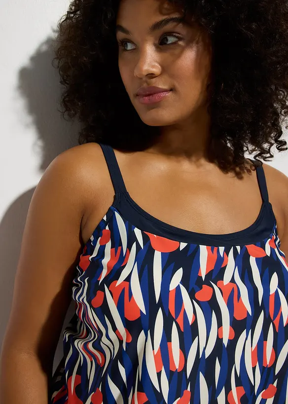 Tankini oversize (ens. 2 pces.) en polyamide recyclé, bonprix