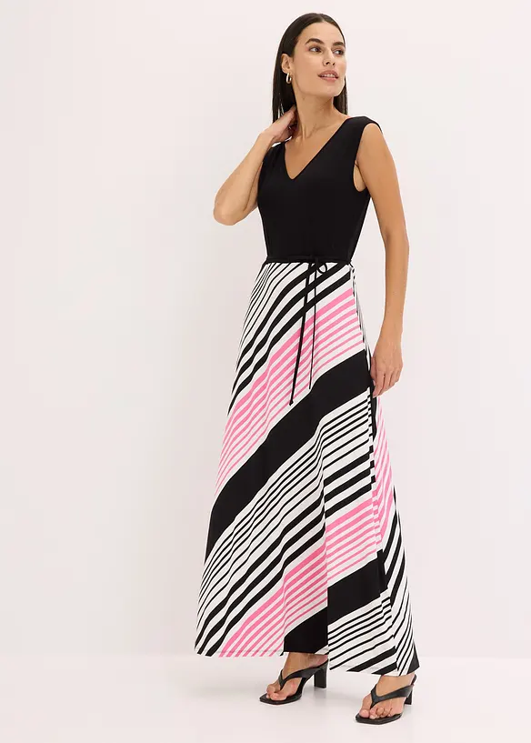 Robe longue en viscose extensible, bonprix