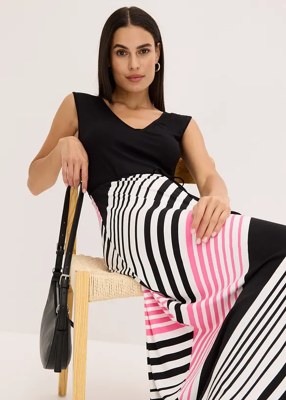 Robe longue en viscose extensible, bonprix