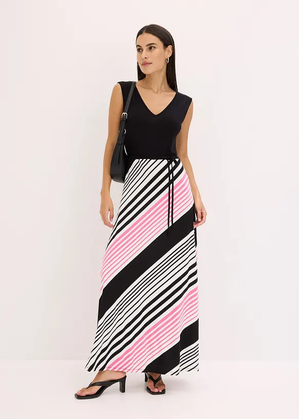 Robe longue en viscose extensible, bonprix