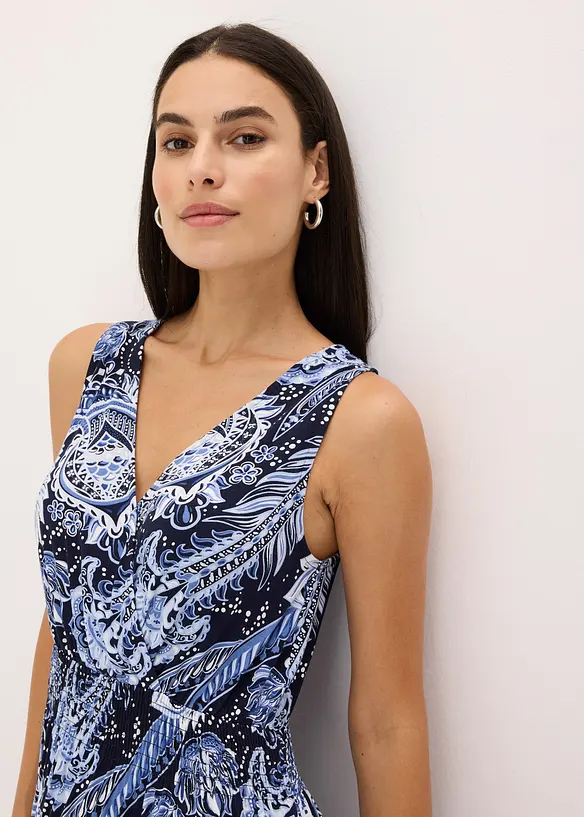 Robe longue en viscose douce et extensible, bonprix