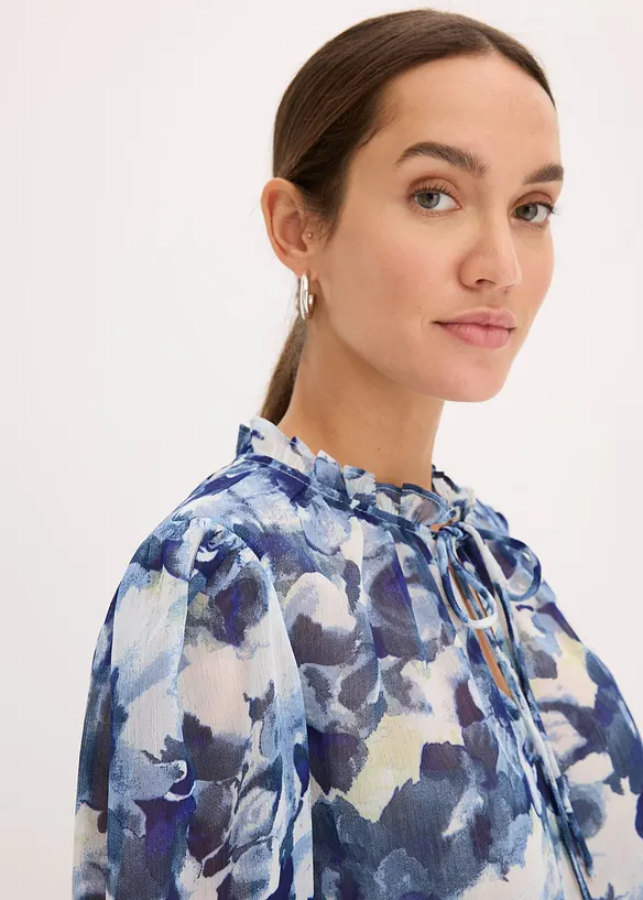 Blouse imprimée en crêpe, bonprix