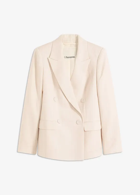 Blazer avec Lyocell, effet froissé, bonprix