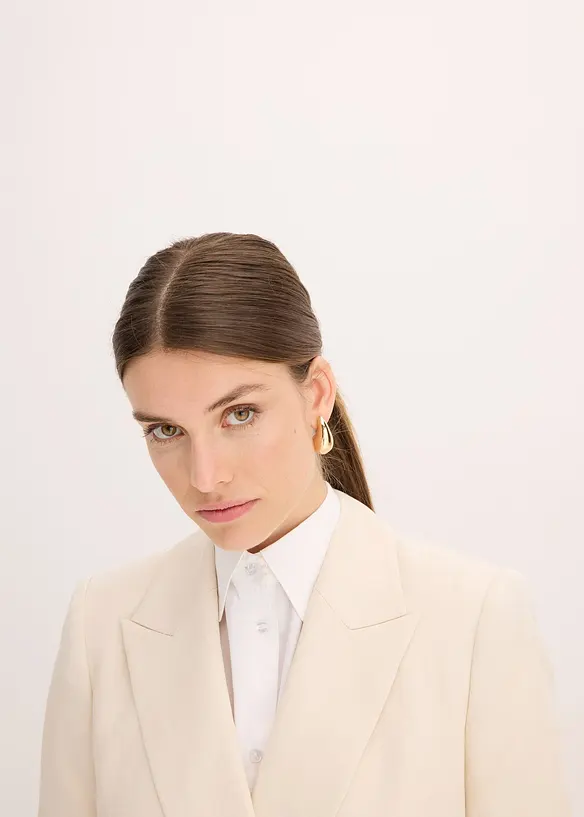 Blazer avec Lyocell, effet froissé, bonprix