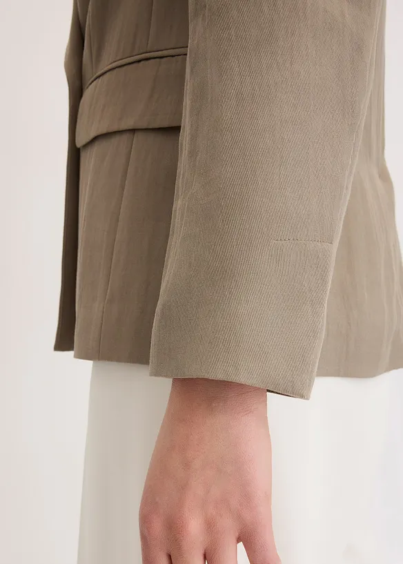 Blazer avec Lyocell, effet froissé, bonprix