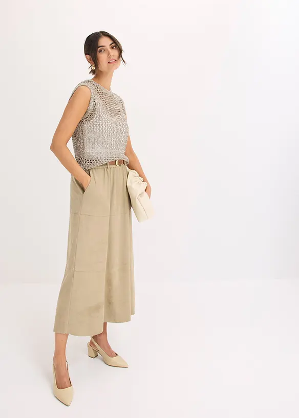 Top en grosse maille ajour&eacute;e, bonprix