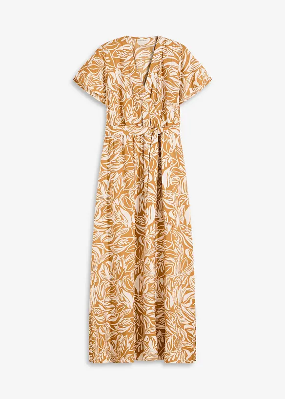 Robe longue imprimée en viscose mélangée, bonprix