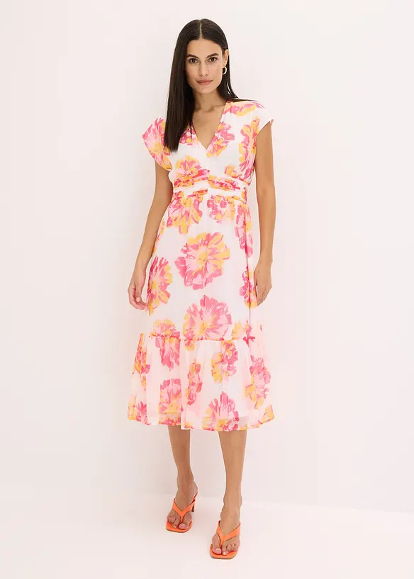 Robe midi imprimée, bonprix