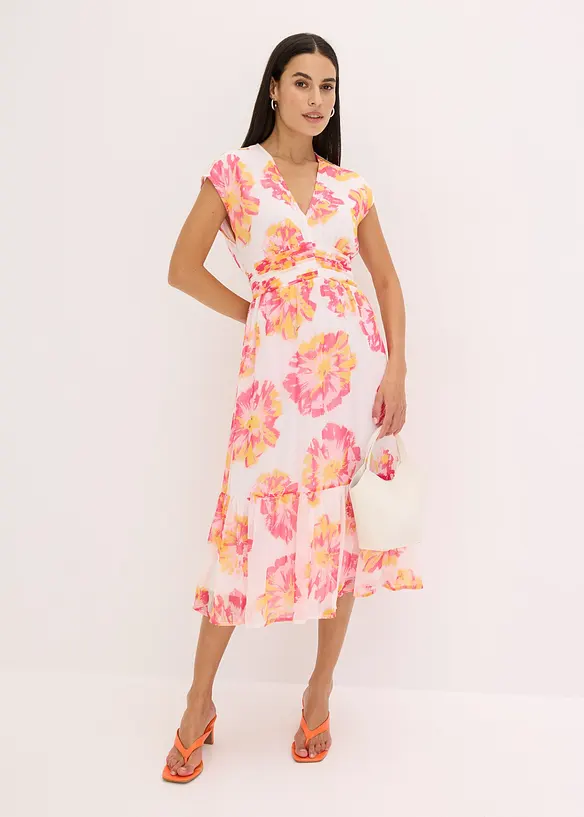 Robe midi imprimée, bonprix