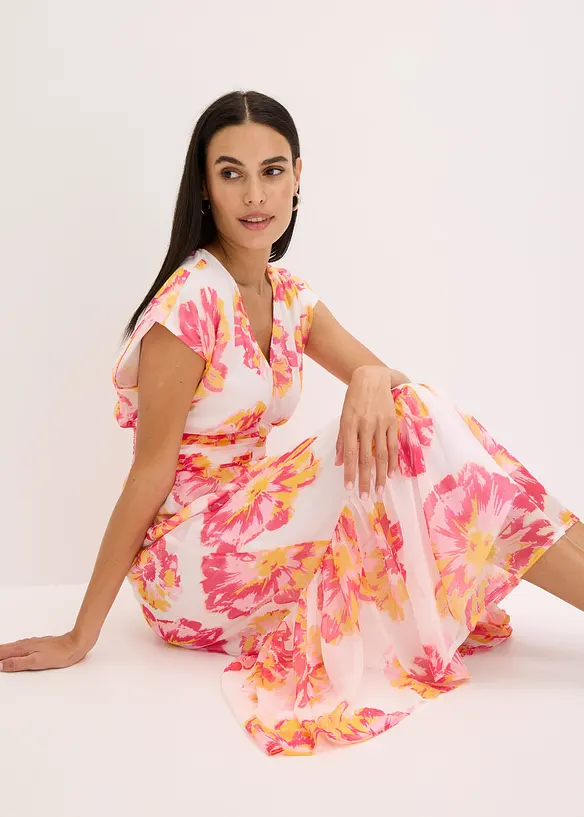 Robe midi imprimée, bonprix