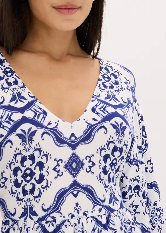 Robe longue en viscose extensible, bonprix