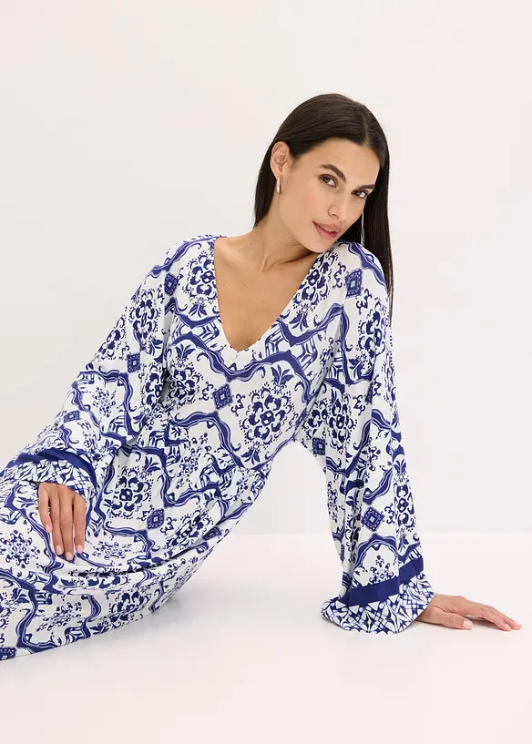 Robe longue en viscose extensible, bonprix