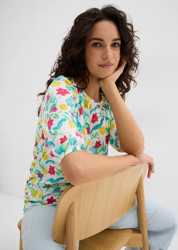 T-shirt en coton, bonprix