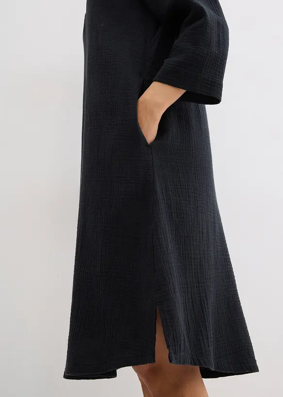 Robe-chemise en gaze de coton, bonprix