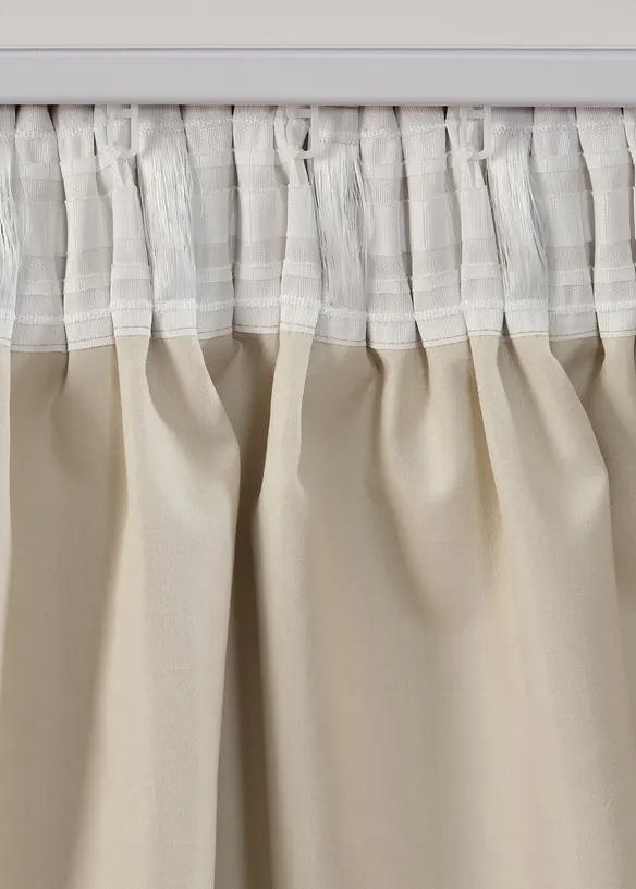 Rideau panneau occultant texturé (1 pce), bonprix