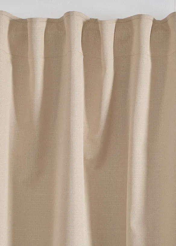 Rideau panneau occultant texturé (1 pce), bonprix