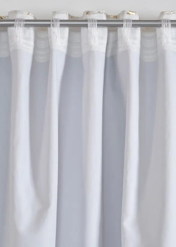 Rideau occultant toucher velours à imprimé brillant (1 pce), bonprix