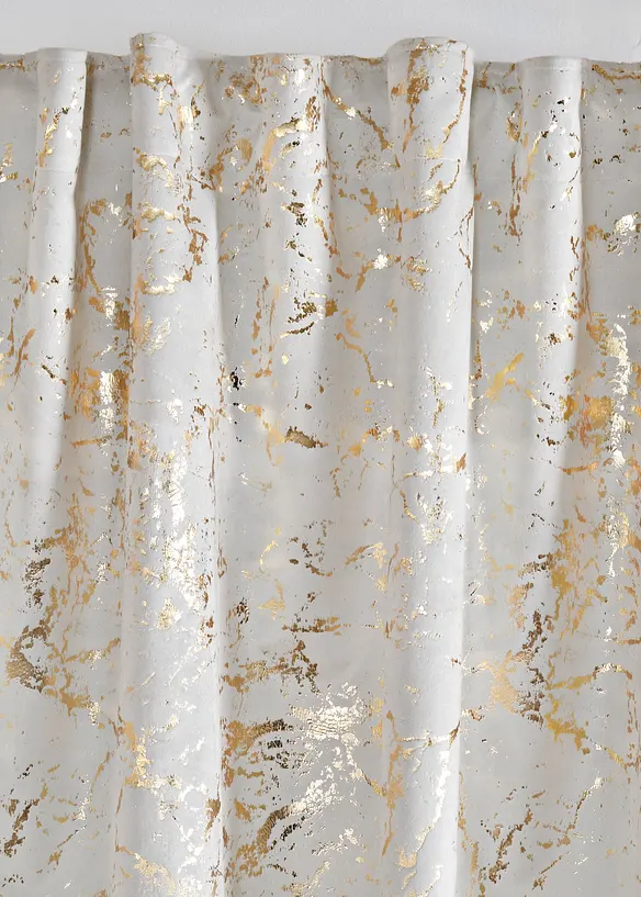 Rideau occultant toucher velours à imprimé brillant (1 pce), bonprix