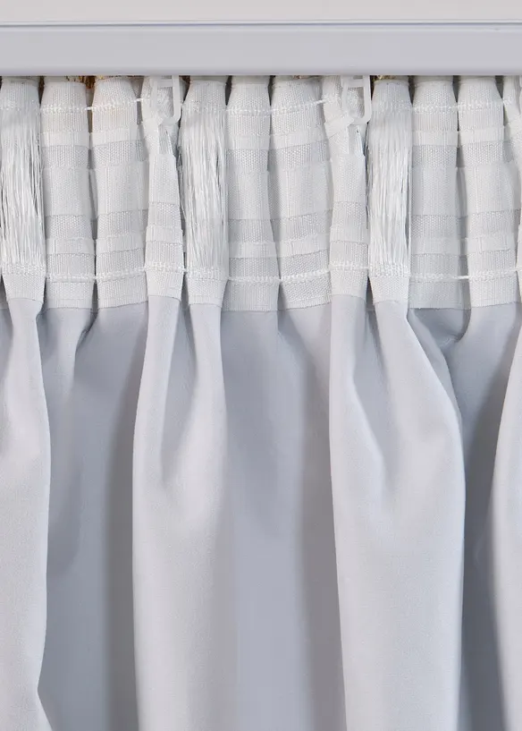 Rideau occultant toucher velours à imprimé brillant (1 pce), bonprix