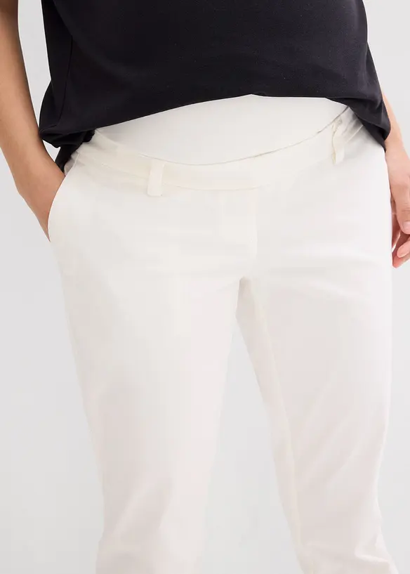 Pantalon de grossesse élégant avec jambe droite, bonprix