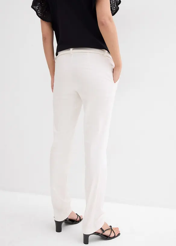 Pantalon de grossesse élégant avec jambe droite, bonprix