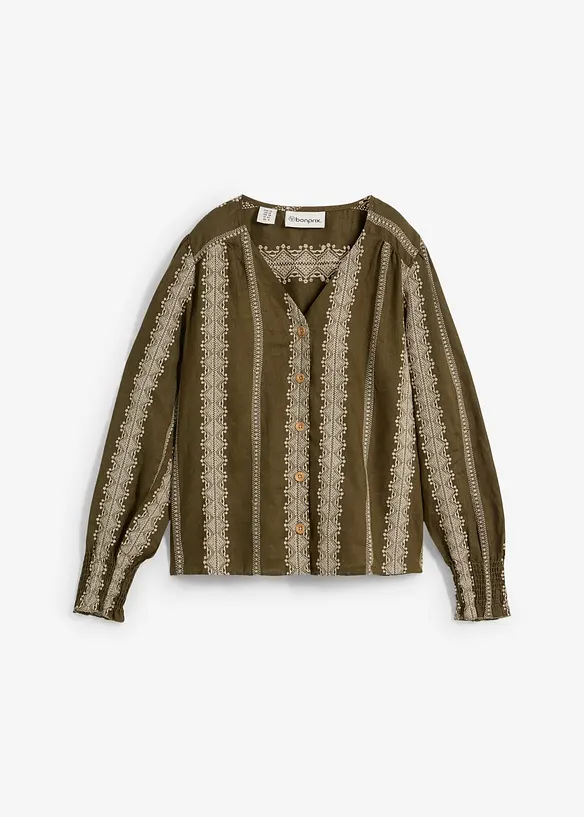 Chemisier 100 % lin, bonprix