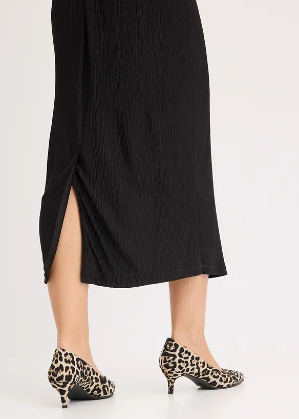 Robe midi avec découpes, bonprix