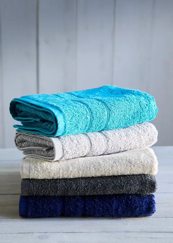 Serviette de toilette en éponge douce, bonprix