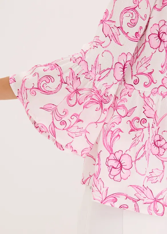 Blouse en viscose textur&eacute;e, bonprix