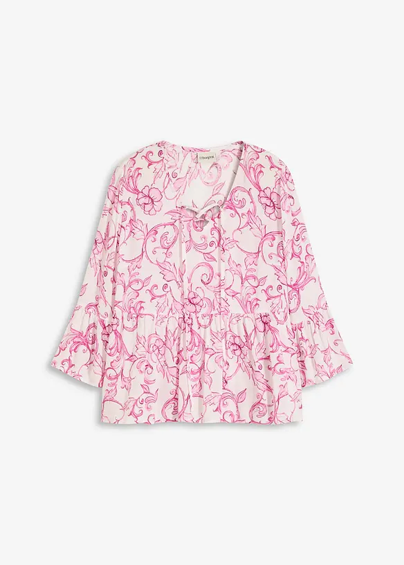 Blouse en viscose textur&eacute;e, bonprix